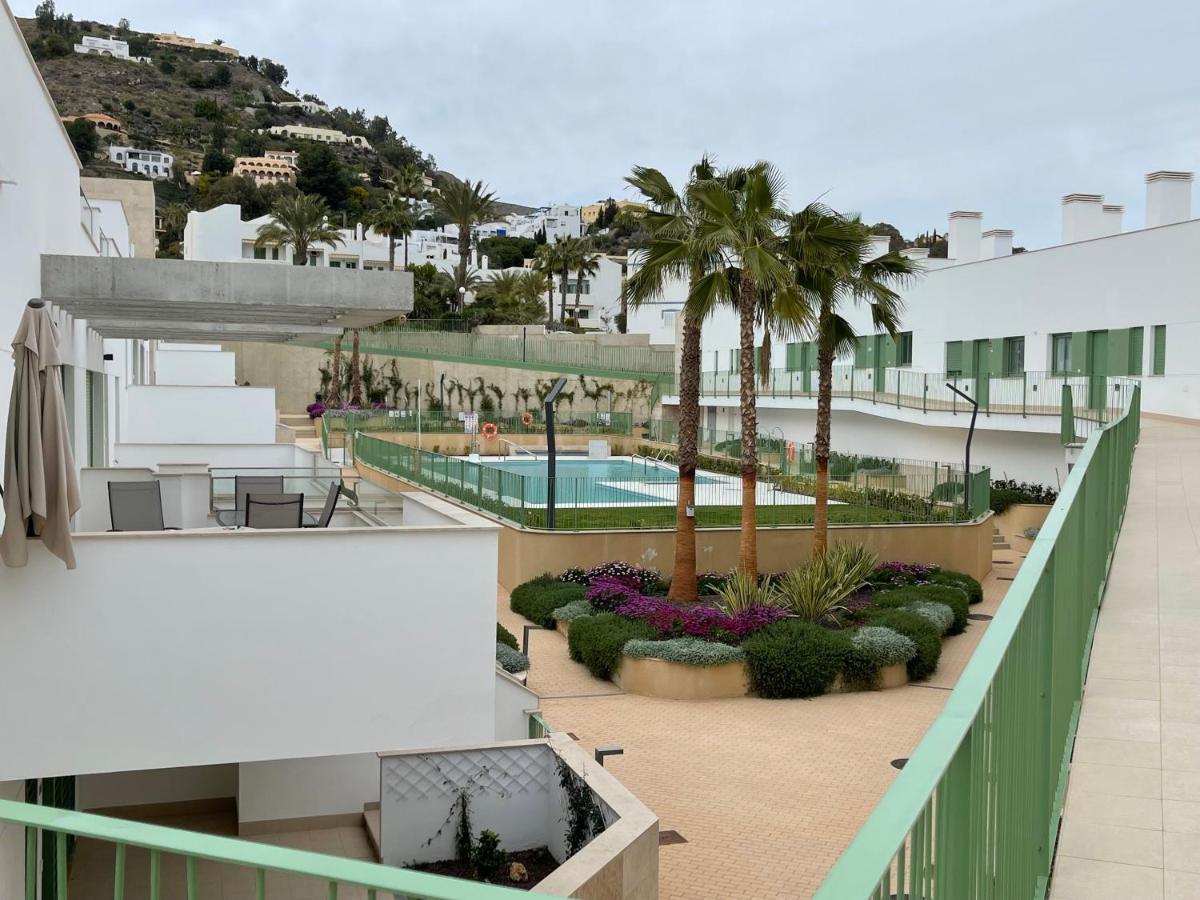 Precioso Apartamento Frente A La Playa Con Piscina Mojácar Kültér fotó